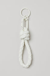 H&M BRAIDED KEYCHAIN | WHITE