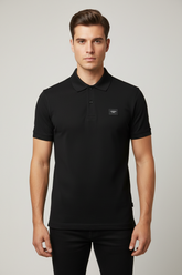 DOLCE & GABBANA MEN SLIM FIT CLASSIC POLO SHIRT | BLACK