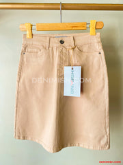 Premium Wunsche Beige Skirt for Women – Effortless Summer Style