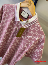 GUCCI PREMIUM PINK CLASSIC FIT POLO SHIRT
