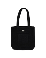 UPCYCLING PREMIUM WOOL TOTE BAG | BLACK