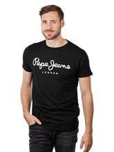 PEPE JEANS LONDON OLDWIVE REGULAR FIT T-SHIRT | BLACK