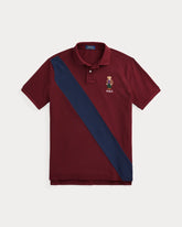 RALPH LAUREN - CUSTOM FIT POLO BEAR POLO SHIRT | MAROON