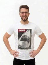 JAWS MEN’S PRINTED LOGO T-SHIRT | WHITE (SALE)