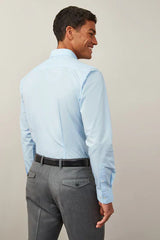 NEXT-EASY CARE SHIRT-MEN-SLIM FIT | LIGHT BLUE