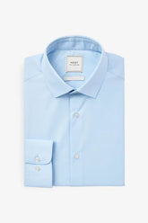 NEXT-EASY CARE SHIRT-MEN-SLIM FIT | LIGHT BLUE