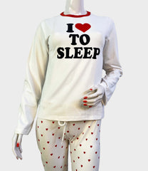 Uondi 'I Love to Sleep' Pajama Set - Comfy & Cute Nightwear