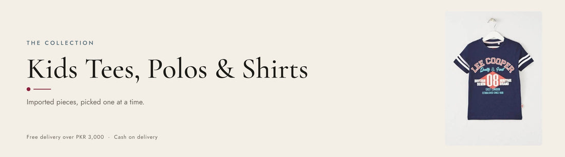 Kids tees, polo & shirts - HandPicked.pk