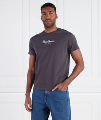 PEPE JEANS EDWARD LONDON SLIM FIT T-SHIRT| WASHED BLACK