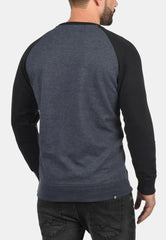 BLEND-MENS-ROUND NECK-SWEATSHIRT | GREY