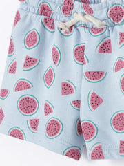 LEFTIES-PLUSH SHORTS WITH RUFFLES | BABY