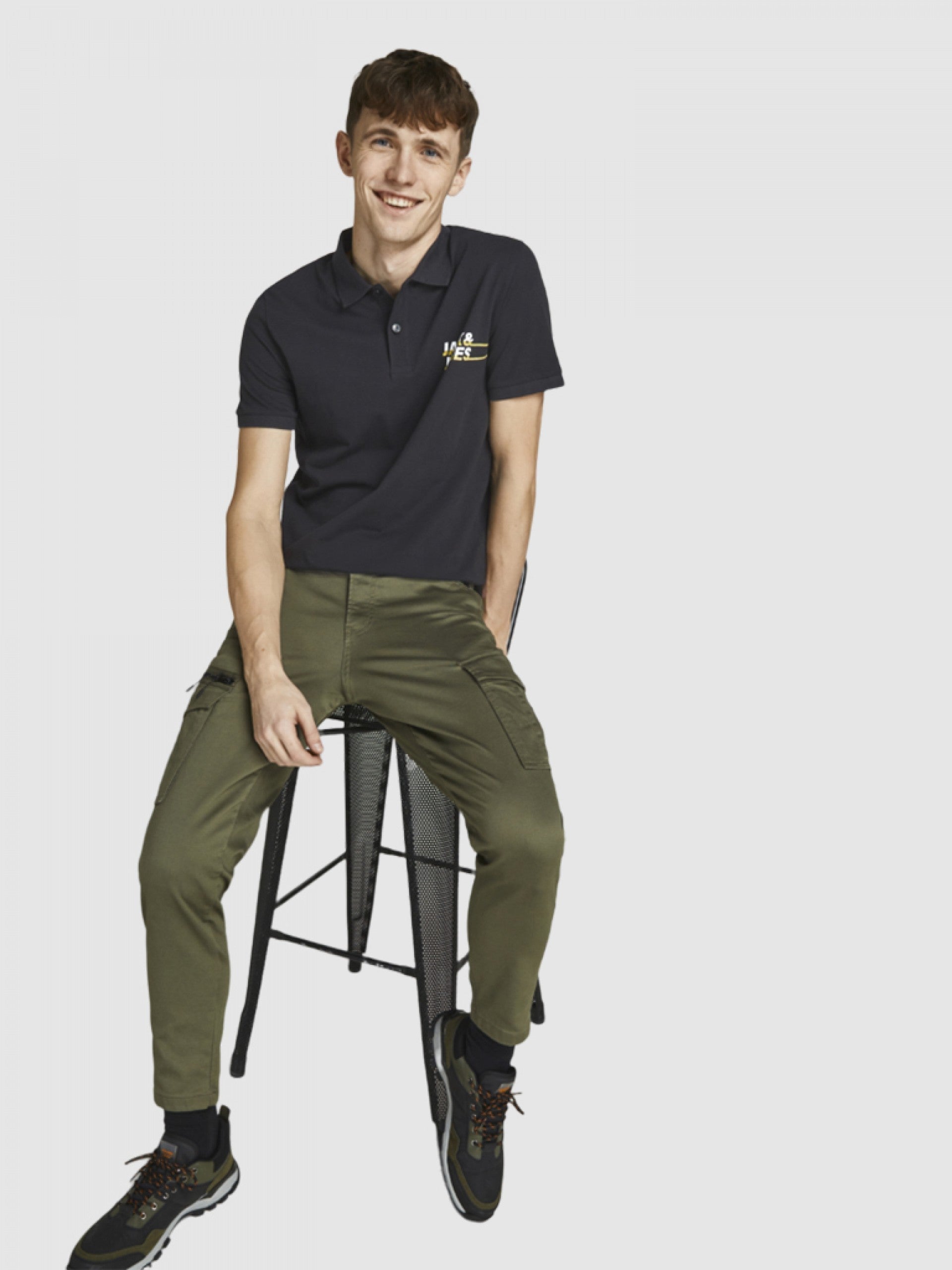 JACK & JONES CORE POLO SHIRT MEN'S | BLACK