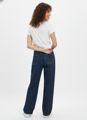 VERO MODA TALL TESSA HIGH WAIST LEG WIDE LIG JEANS FOR WOMEN – PREMIUM DENIM | BLUE