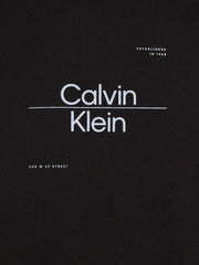 CALVIN KLEIN JEANS VARSITY LOGO T-SHIRT | BLACK