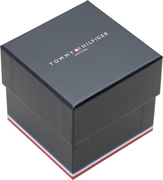 TOMMY HILFIGER MEN'S BLUE DIAL BLUE SILICONE WATCH
