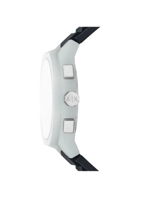 Armani Exchange Sync Chronograph Silicone Watch Grey