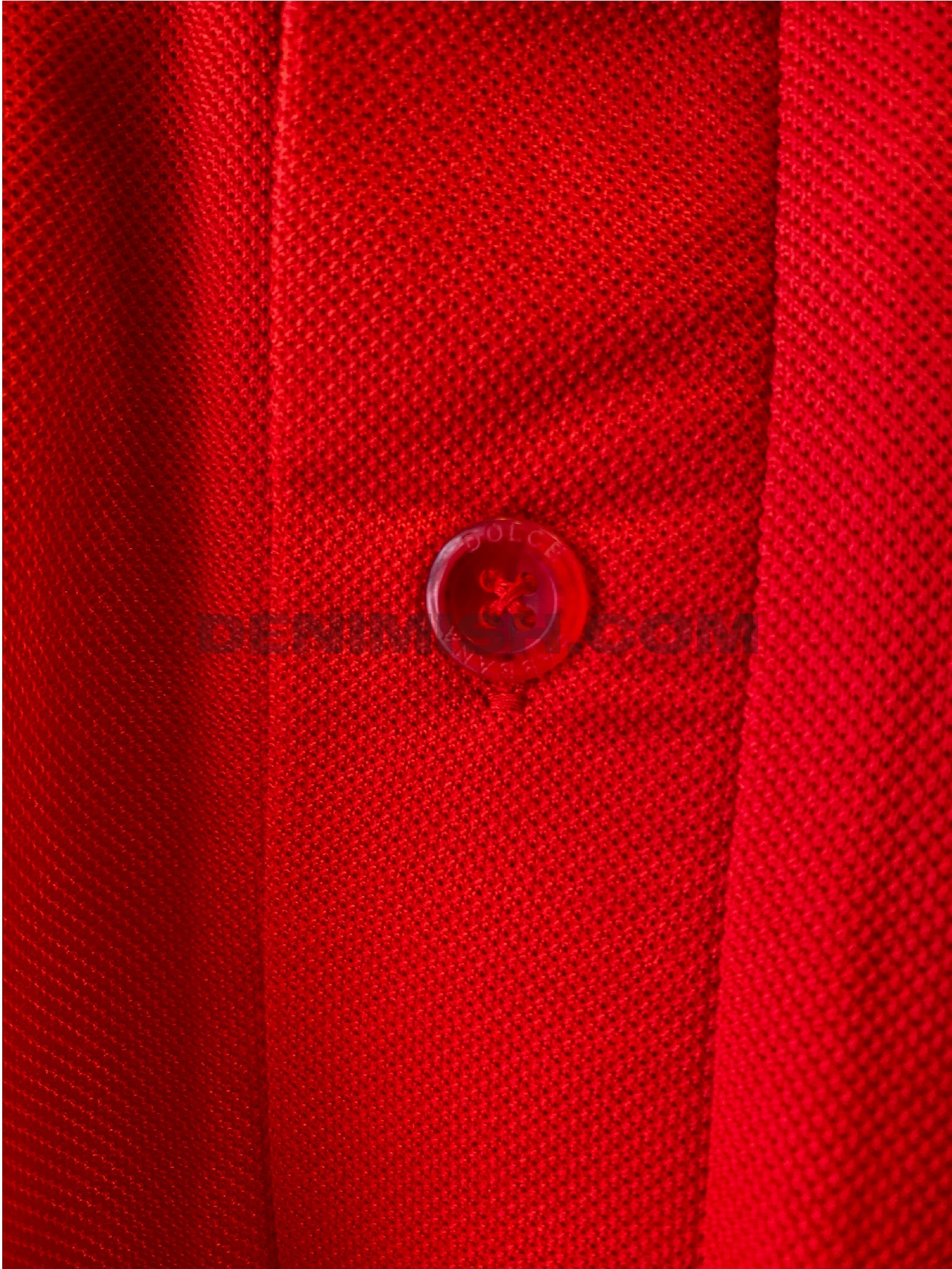 DOLCE & GABBANA MEN SLIM FIT CLASSIC POLO SHIRT | RED