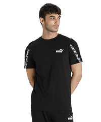 PUMA LOGO MEN SLIM FIT T-SHIRT | BLACK