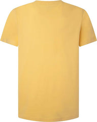 PEPE JEANS LONDON-PREMIUM T-SHIRT REGULAR FIT  | YELLOW