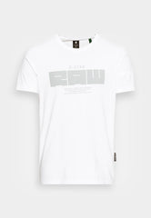 G-STAR RAW T-SHIRT SLIM FIT CREW NECK-WHITE