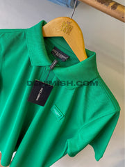 DOLCE & GABBANA MEN SLIM FIT CLASSIC POLO SHIRT | GREEN