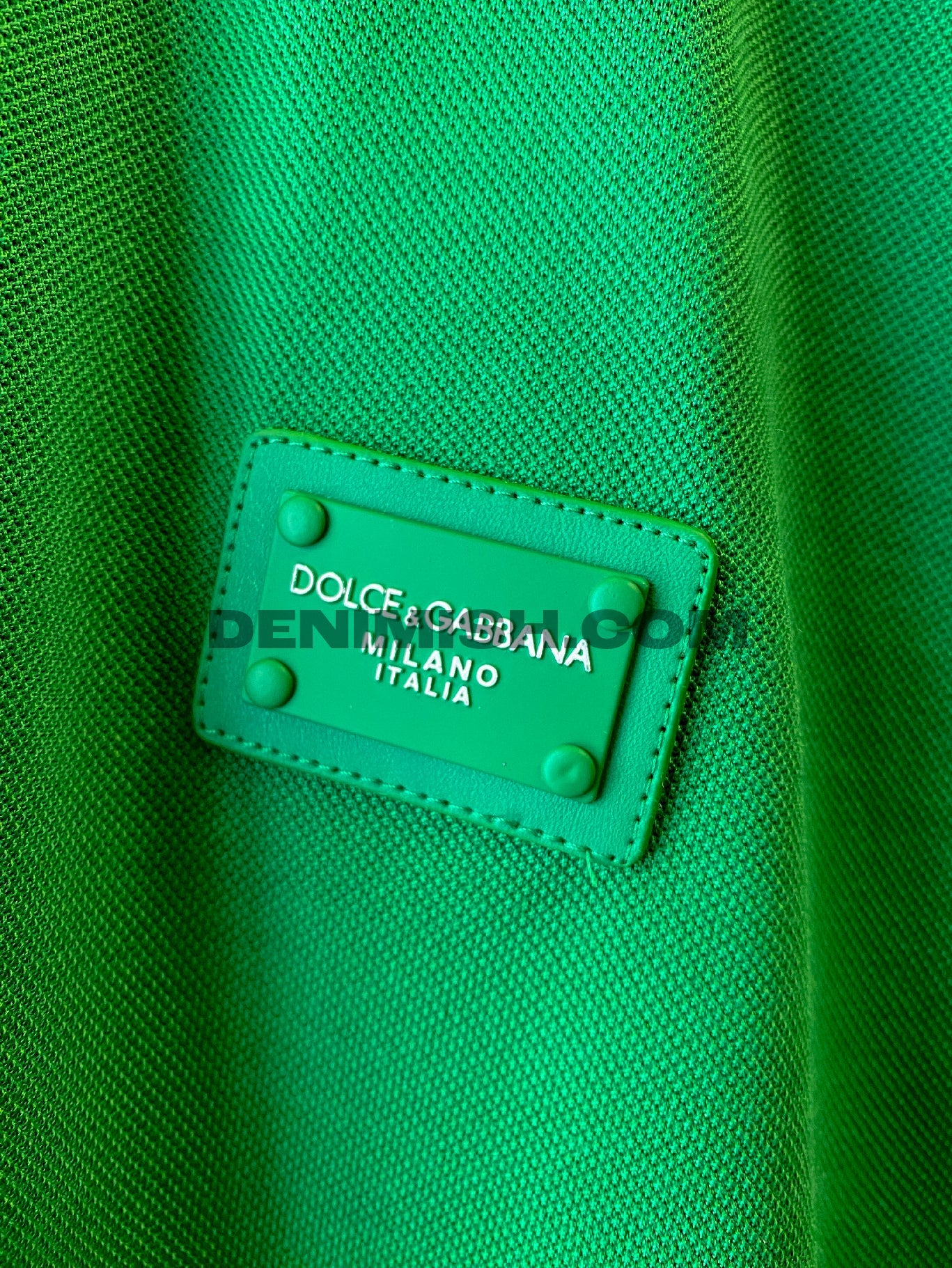 DOLCE & GABBANA MEN SLIM FIT CLASSIC POLO SHIRT | GREEN