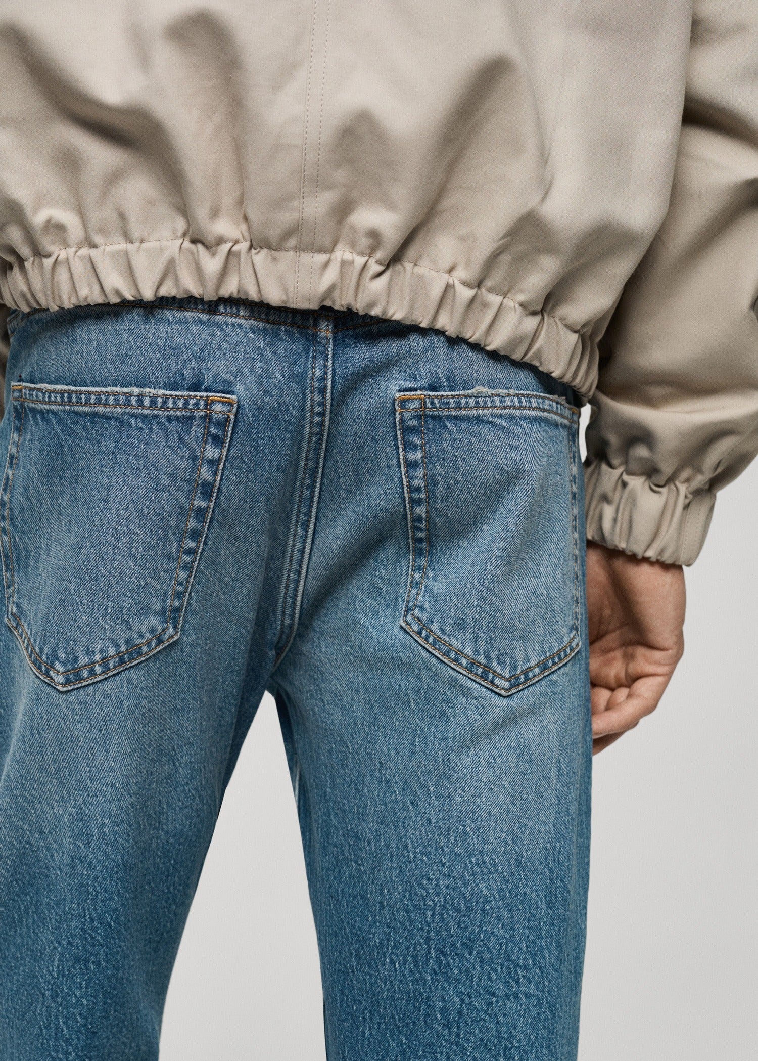 MANGO JEANS BEN TAPERED FIT | LIGHT BLUE