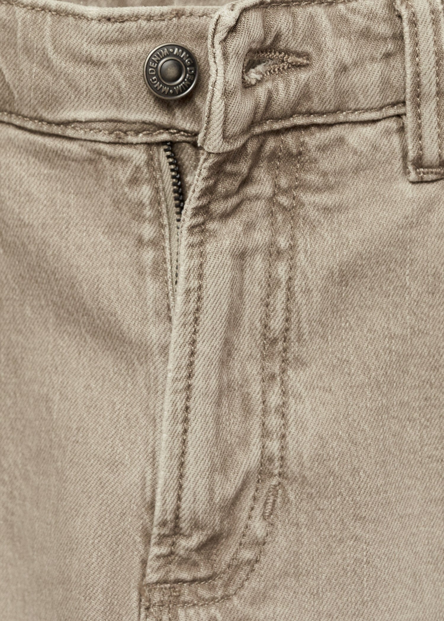 MANGO JEANS SAMMY TAPERED SLIM FIT | SAND