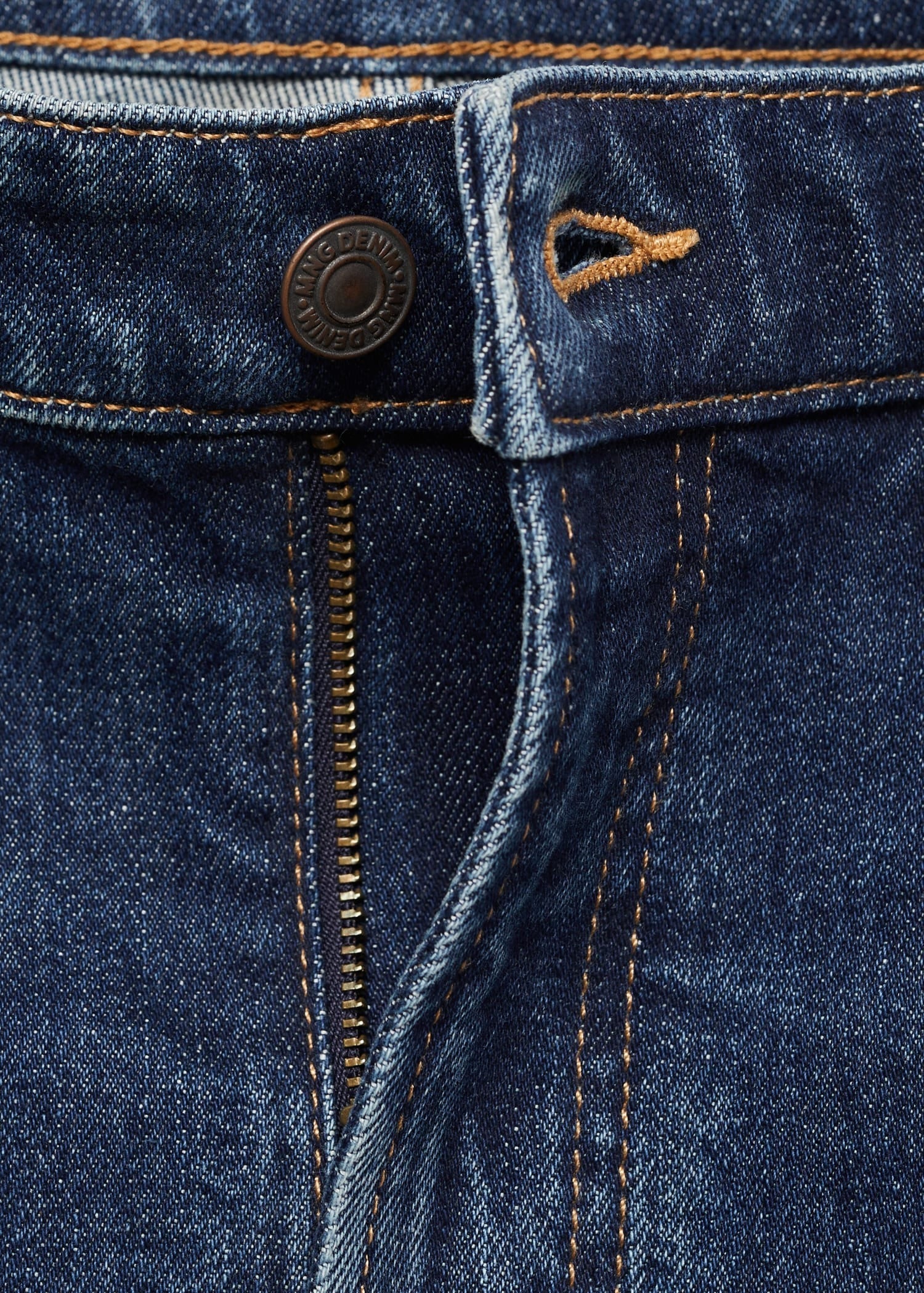 MANGO JEANS BEN TAPERED FIT | BLUE