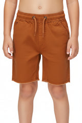 K-D | BOYS MUSTARD BASIC SHORTS