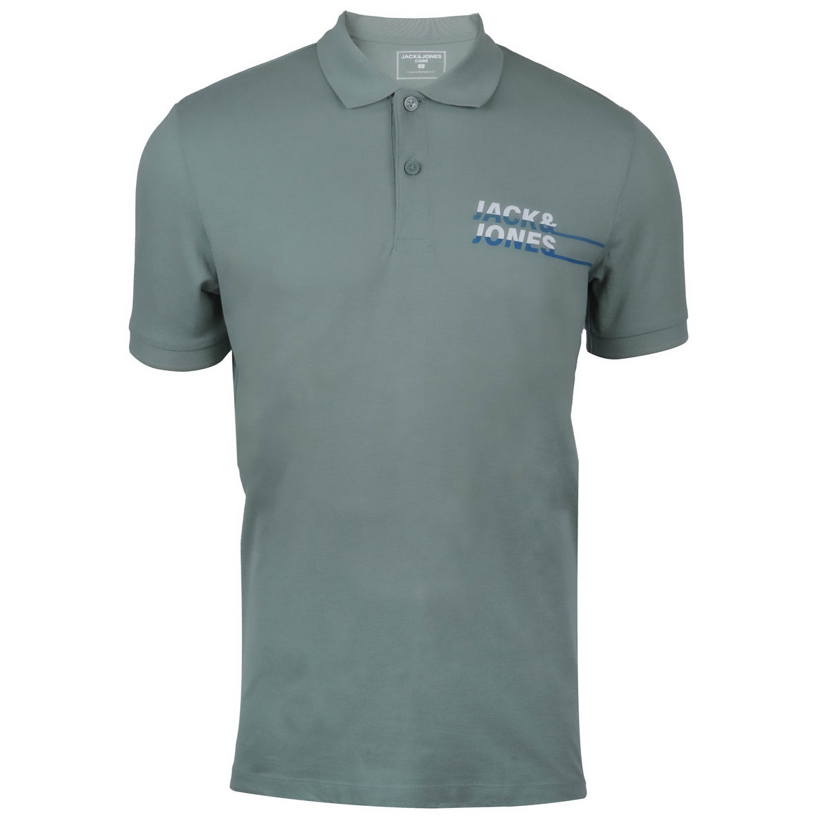 JACK & JONES  COTTON SHORT SLEEVE POLO |  OLIVE GREEN