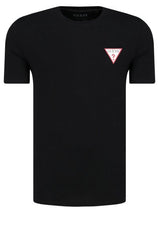 GUESS CLASSIC LOGO-SLIM FIT TEE SHIRT | BLACK