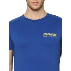 Jack & Jones Men's Crew Neck T-Shirt – Galaxy Blue
