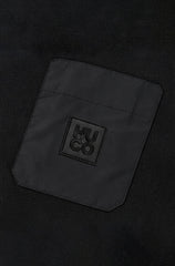 HUGO BOSS PREMIUM POLO SHIRT - BLACK LOGO PATCH | BLACK