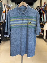 OREGON DUCKS CHEST STRIPE POLO | GREY