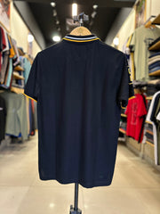 GIORDANO EMBROIDERY SHIRT 3D LION POLO MEN | BLACK