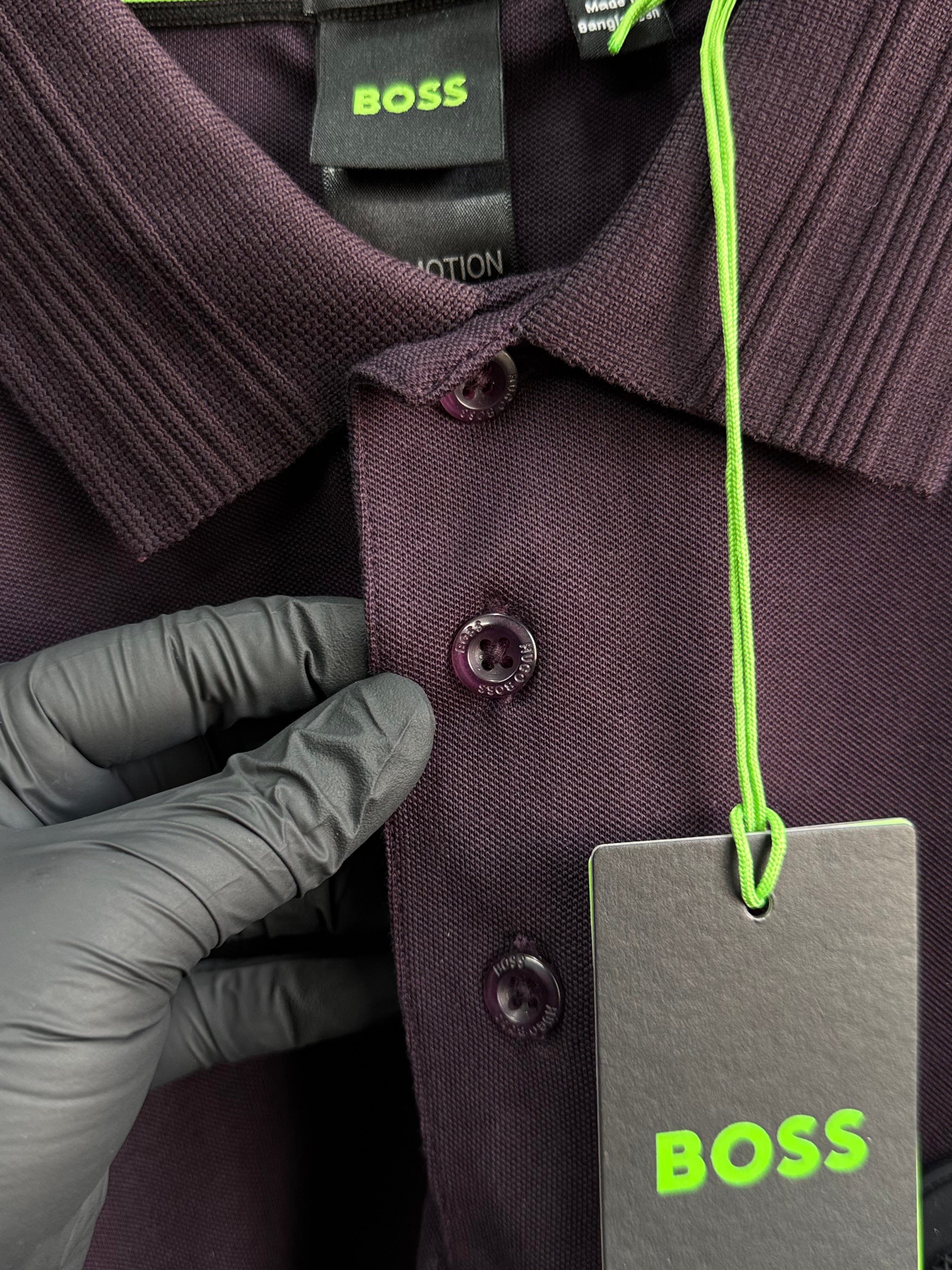 HUGO BOSS PIRAX BB POLO SHIRT | DARK PURPLE