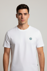 JACK & JONES MEN'S O-NECK T-SHIRT | WHITE