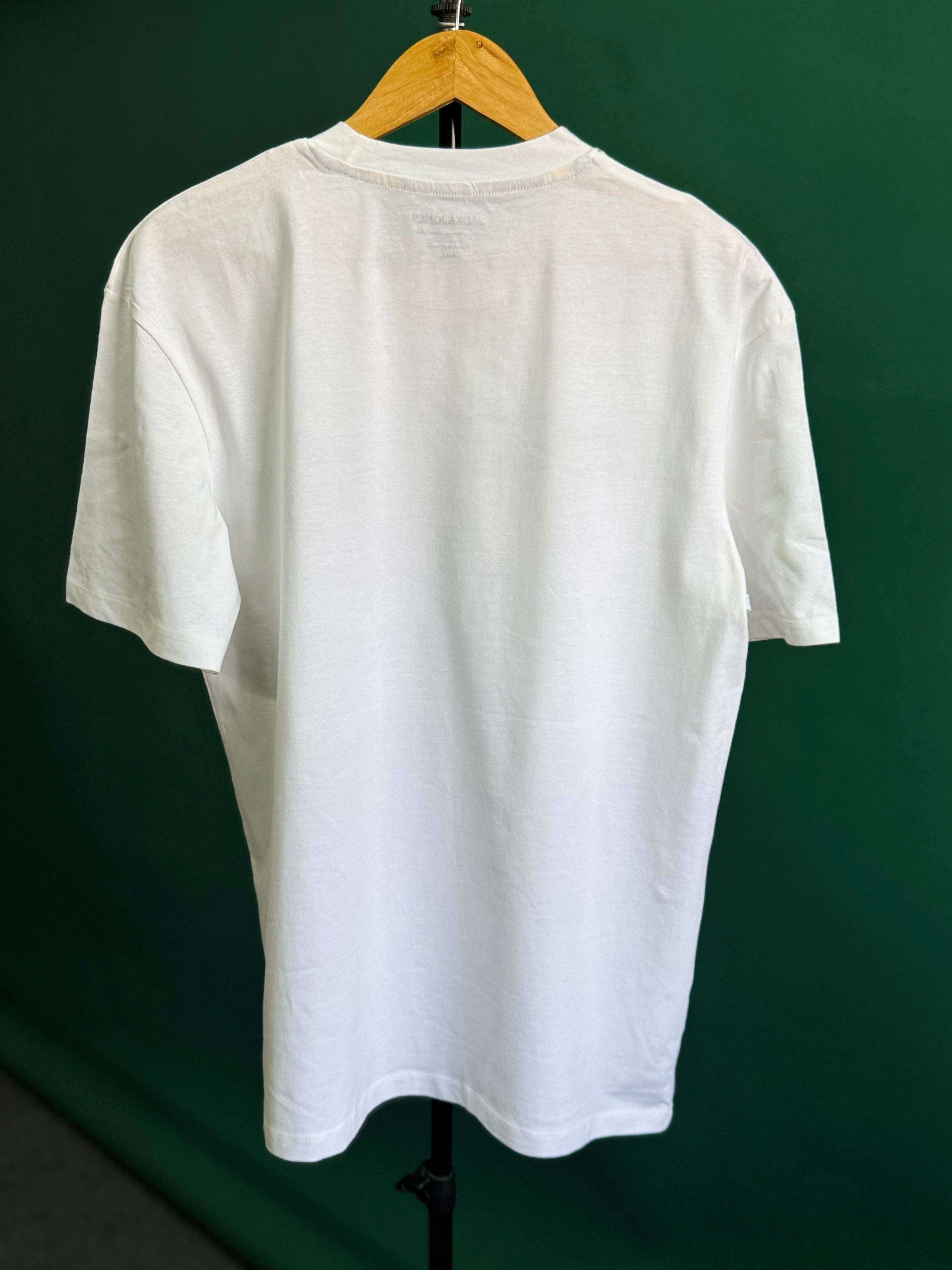 JACK & JONES MEN'S O-NECK T-SHIRT | WHITE