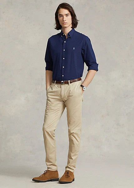 Navy blue Ralph Lauren poplin shirt for men – shop online in Pakistan now.