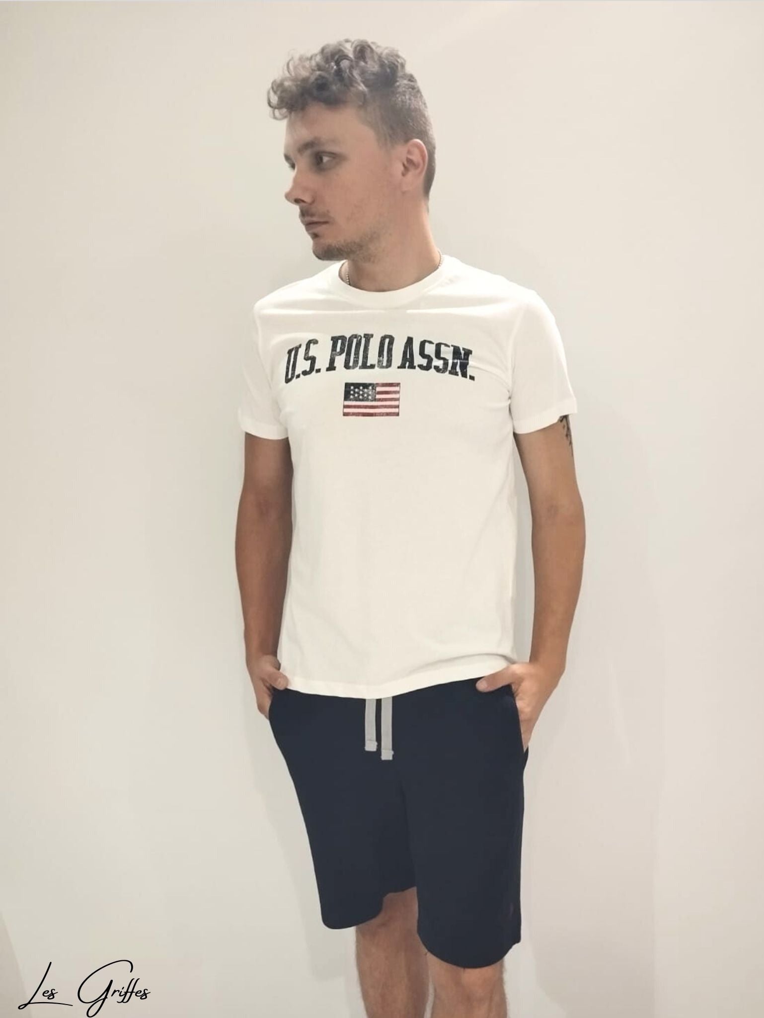 U.S POLO ASSN COTTON T-SHIRT | WHITE