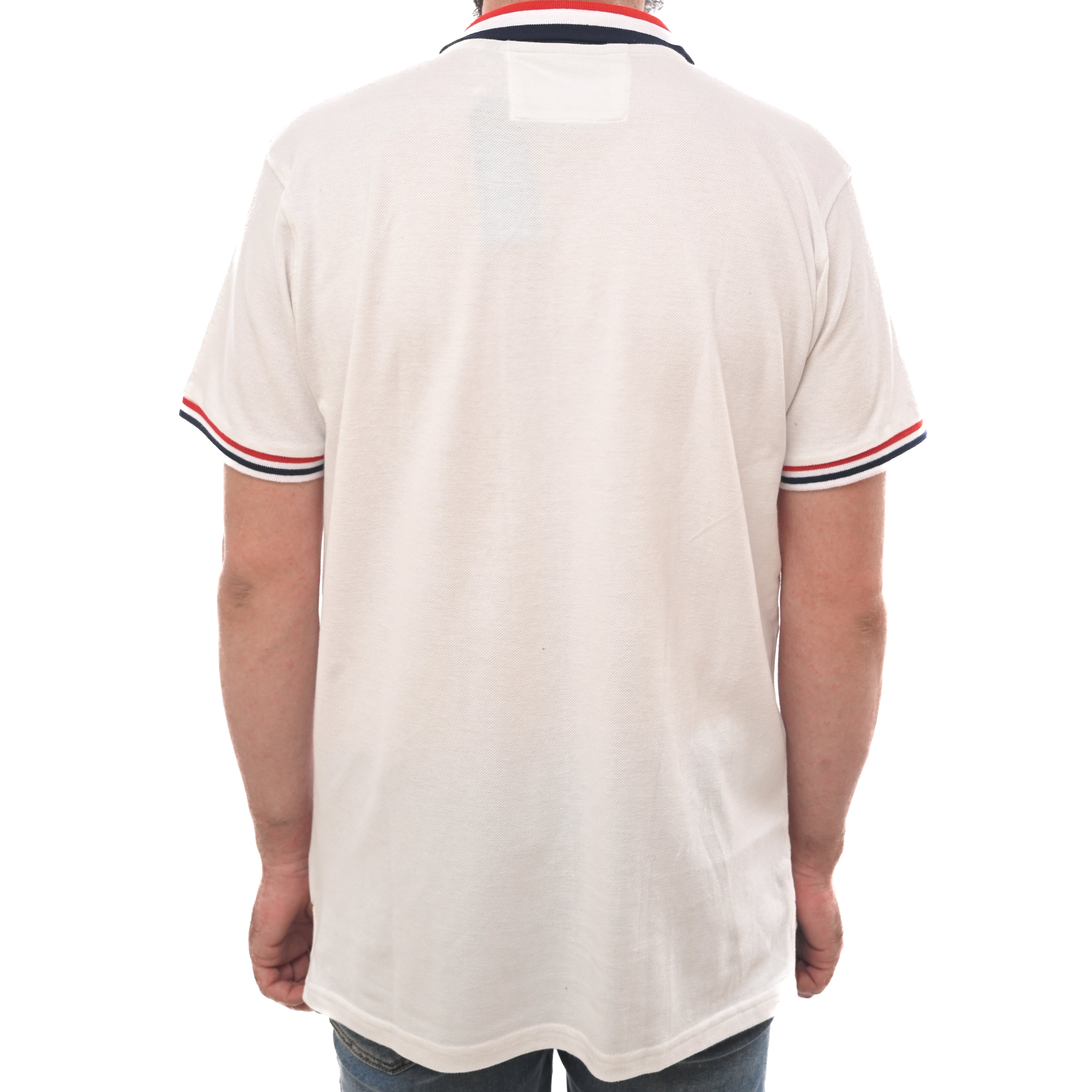 NAUTICA. MENS-SHORT SLEEVE COTTON POLO | WHITE