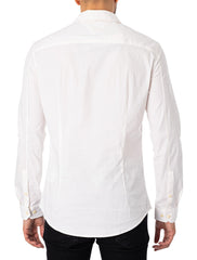 TOMMY HILFIGER - STRETCH SLIM FIT - SHIRT | WHITE