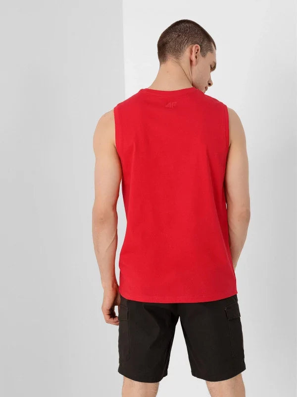 Tank Tops for Men - Soft cotton, racerback design, perfect for gym wear.