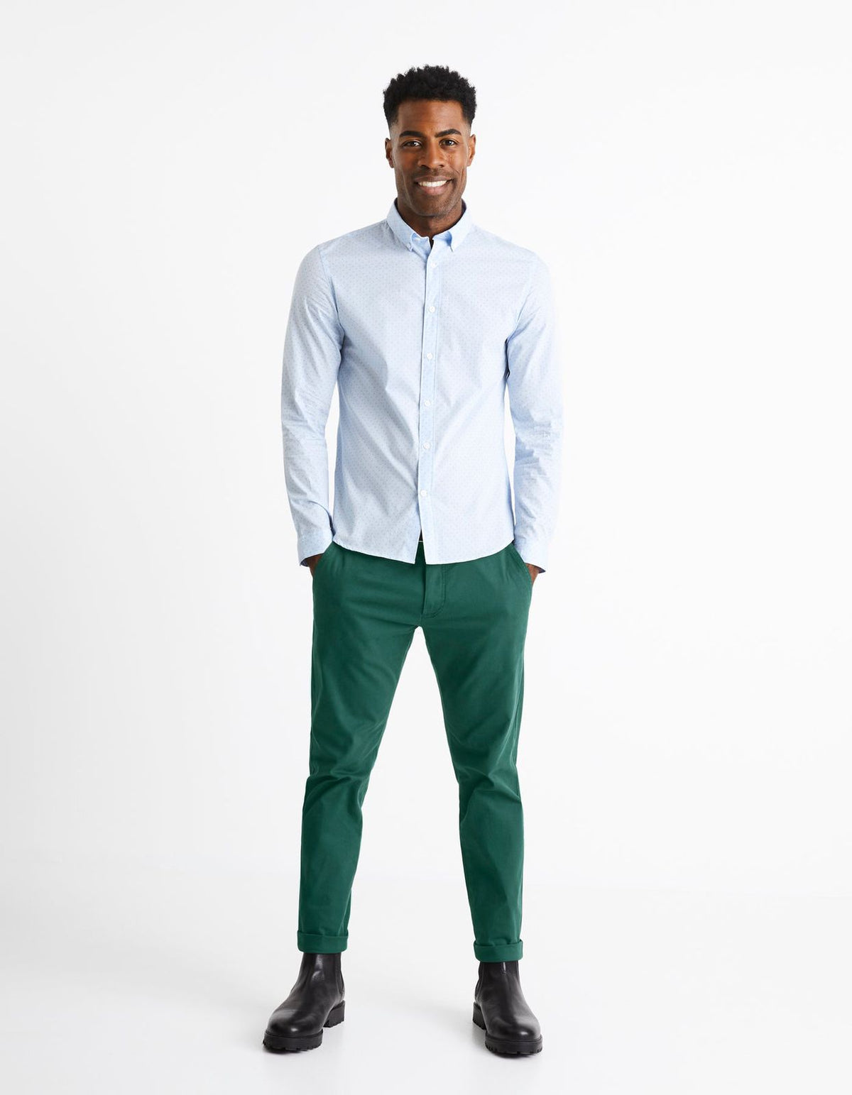 CELIO CAOP CASUAL SHIRT | LIGHT BLUE