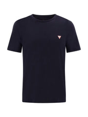 GUESS-SLIM FIT-ROUND NECK-LOGO | NAVY BLUE