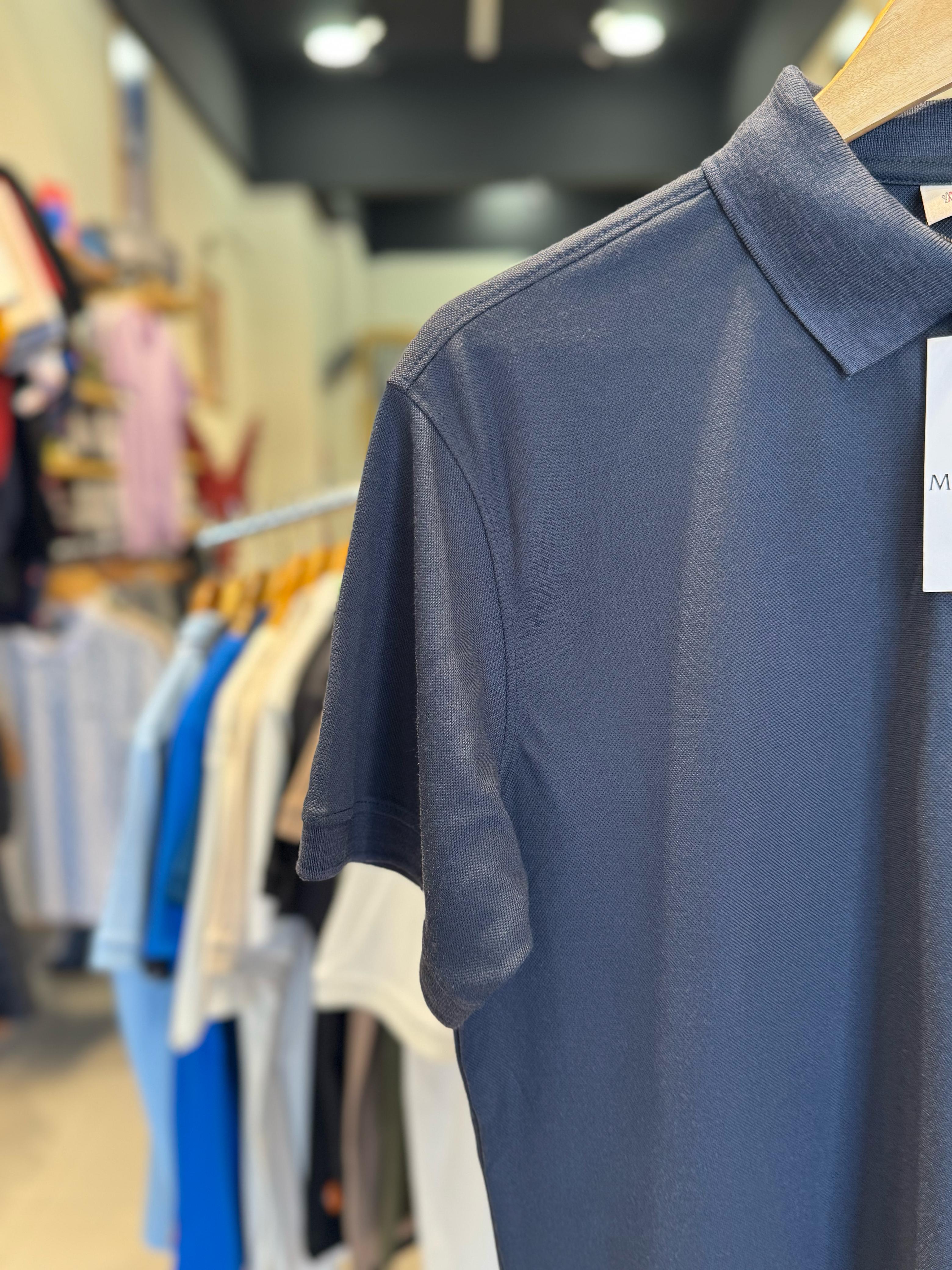 MONCLER - LUXE POLO SHIRT | NAVY
