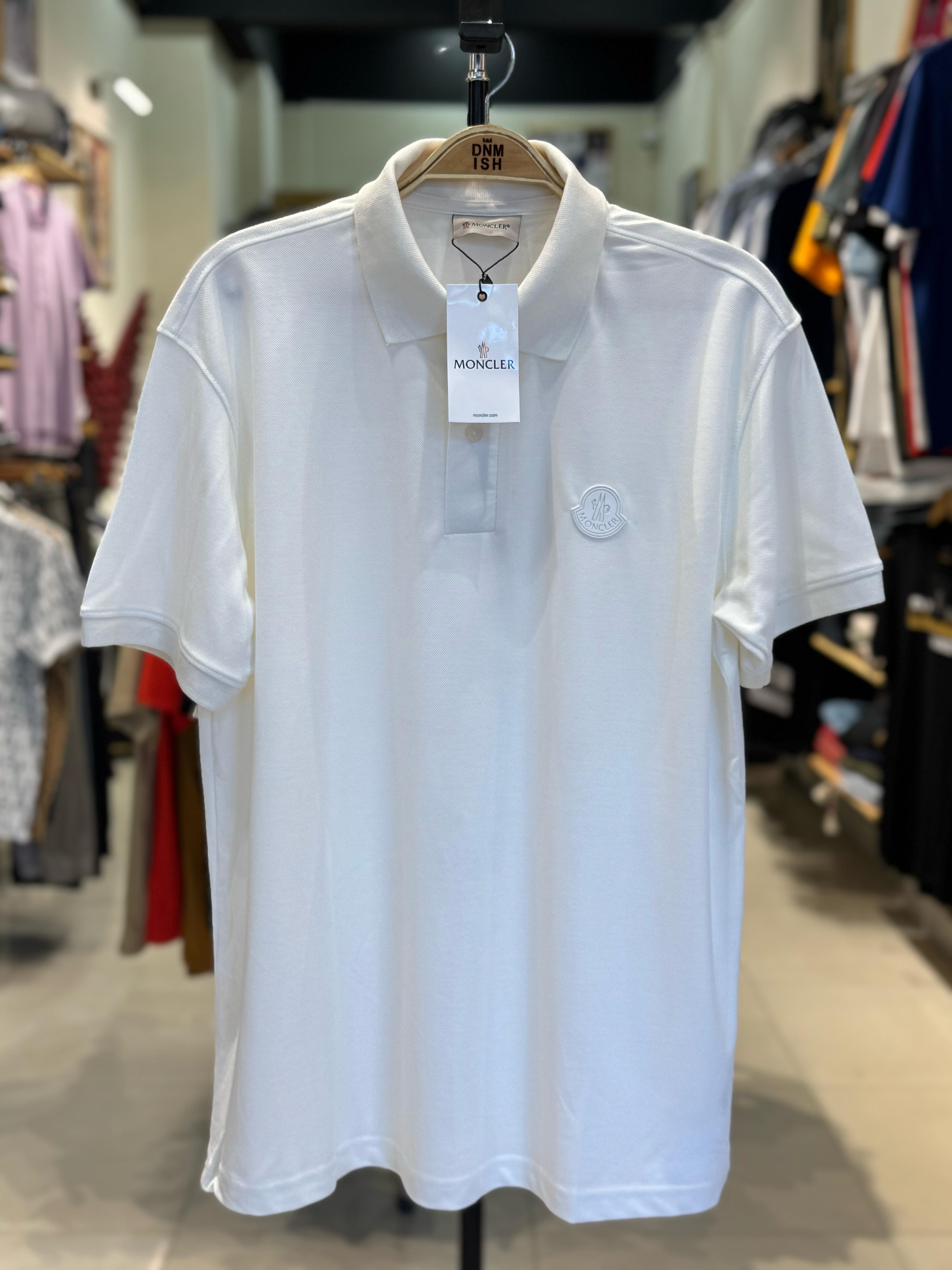 MONCLER - LUXE POLO SHIRT | WHITE