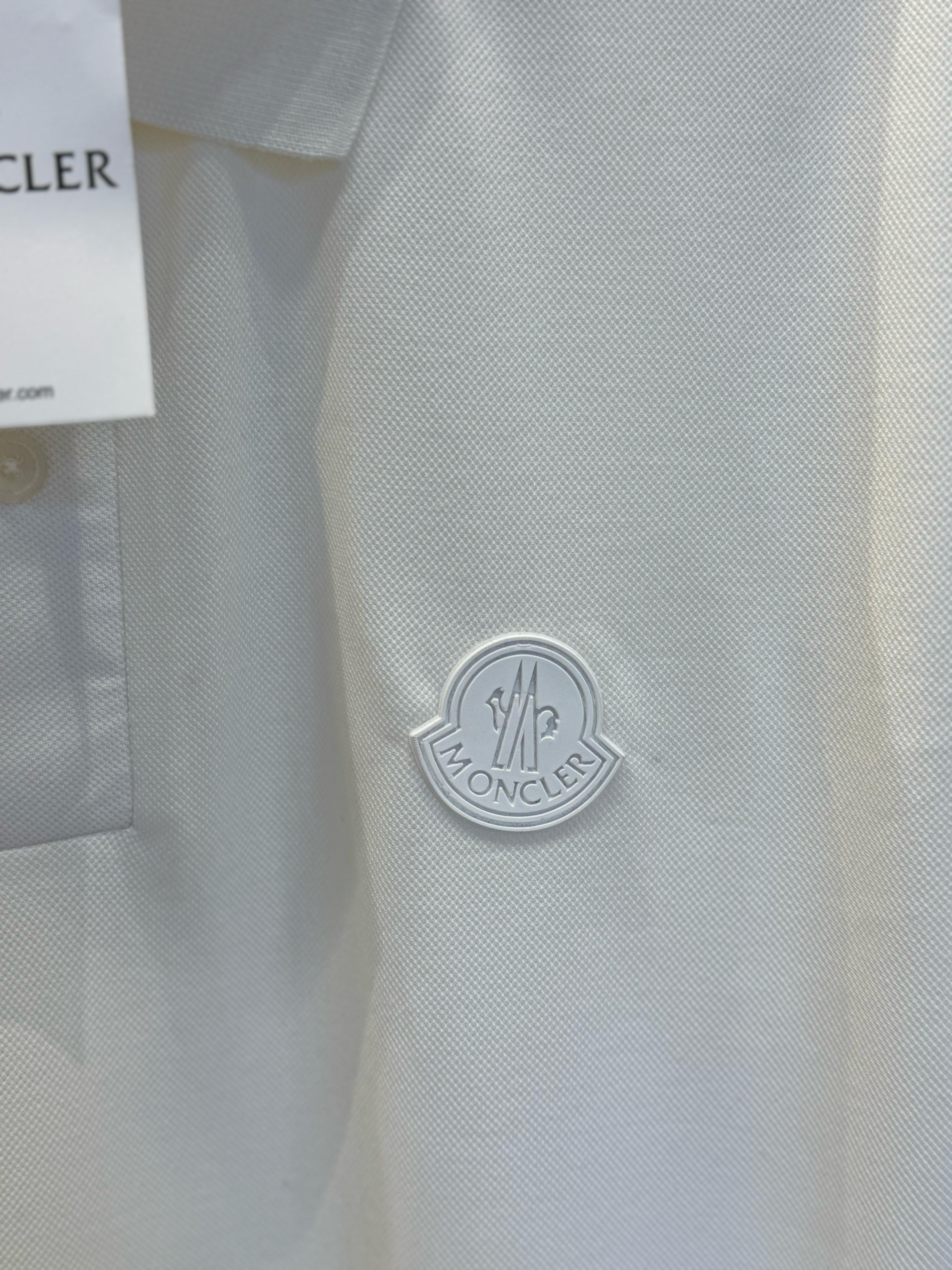 MONCLER - LUXE POLO SHIRT | WHITE