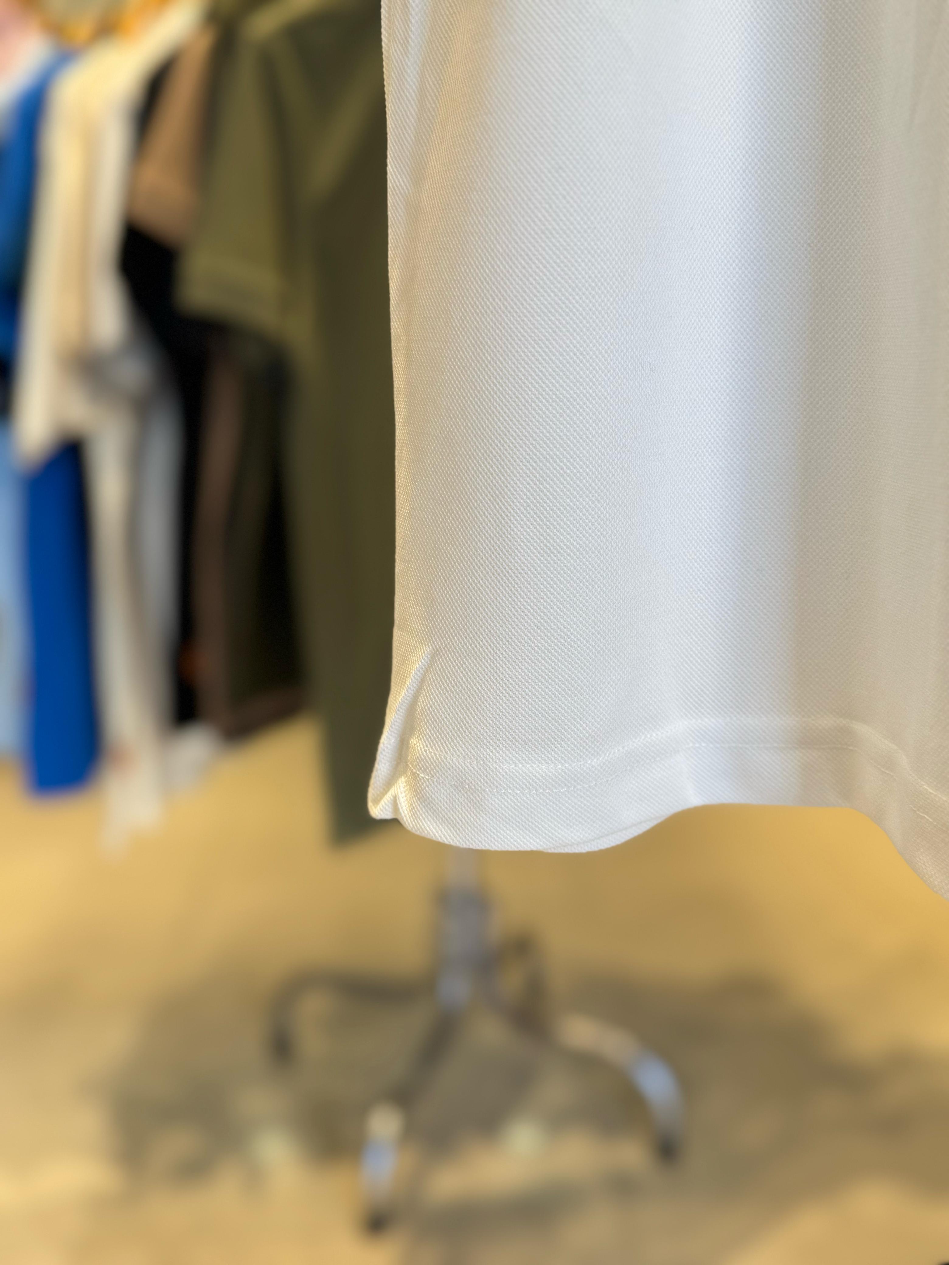 MONCLER - LUXE POLO SHIRT | WHITE